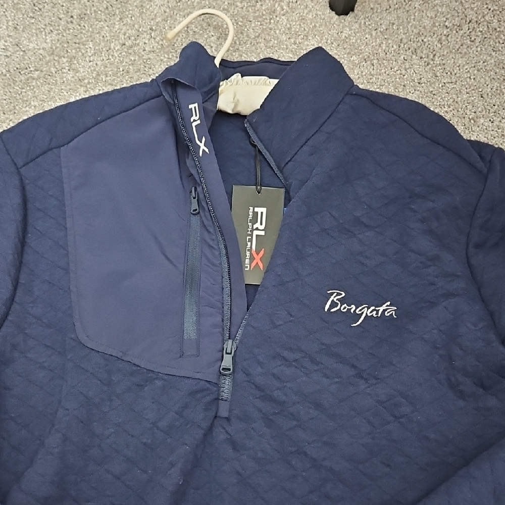 Ralph Lauren RLX Navy Quilted Pullover